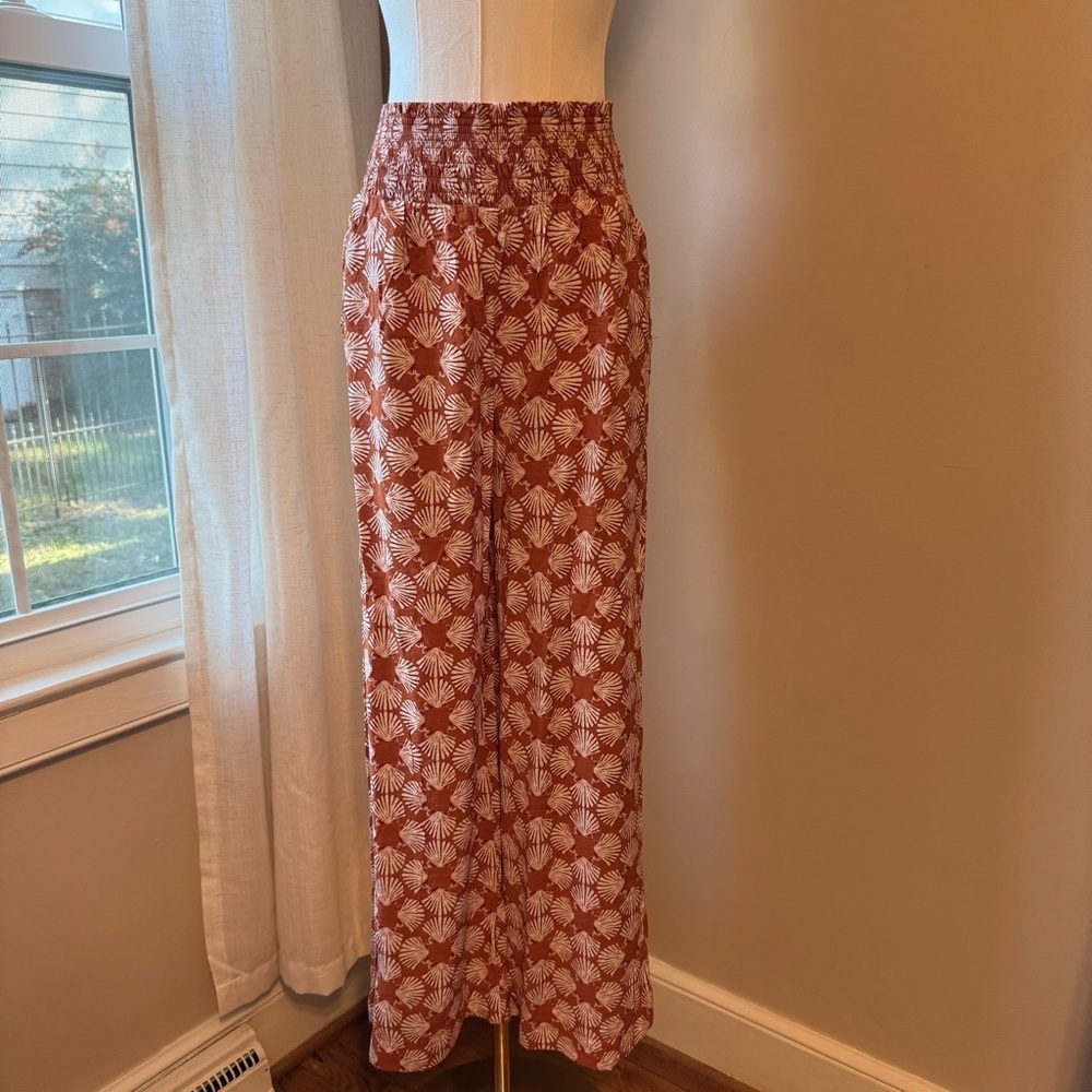 Maeve Patterned Pull On Pants